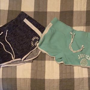 Justice size 10 shorts bargain bundle
